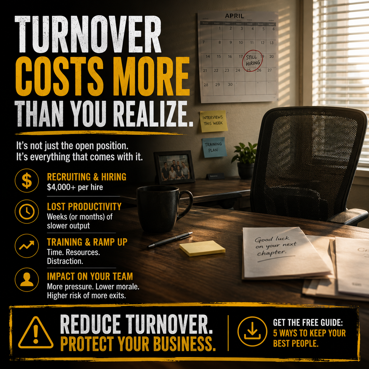 Turnover costs more than you realize.